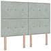 Letto con contenitore e materasso Grigio Chiaro 180 x 200 cm - Foto miniatura 4