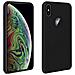Cover Silicone Iphone Xs Max Semi-rigida Opaca Finitura Soft Touch Nero - Foto miniatura 1