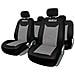 Set Universale Spc1016 Coprisedili Auto Completo Nero E Grigio Nido D'ape - Foto miniatura 2
