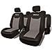 Set Universale Spc1016 Coprisedili Auto Completo Nero E Grigio Nido D'ape - Foto miniatura 1