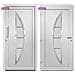 Porta Di Ingresso Bianca 98x208 Cm - Foto miniatura 2