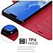 Custodia Compatibile Con Google Pixel 3 In Rosso Carminio - Coperchio Protettiva Con Chiusura Magnetica, Funzione Stand E Tasca Per Le Carte - Foto miniatura 5