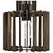 Lampadario Da Soffitto Industrial Legno Niari - Foto miniatura 7