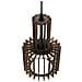 Lampadario Da Soffitto Industrial Legno Niari - Foto miniatura 6