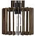 Lampadario Da Soffitto Industrial Legno Niari - Foto miniatura 12