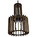 Lampadario Da Soffitto Industrial Legno Niari - Foto miniatura 13