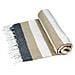 Telo Mare Fouta Per Lettino E Sdraio, Asciugatura Rapida, 90 X 170 Cm - Ancora Beige - Foto miniatura 3
