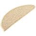 Tappeti Autoadesivi Scale Aspetto Sisal 15 Pz 65x25cm Beige - Foto miniatura 3