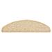 Tappeti Autoadesivi Scale Aspetto Sisal 15 Pz 65x25cm Beige - Foto miniatura 2