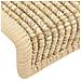 Tappeti Autoadesivi Scale Aspetto Sisal 15 Pz 65x25cm Beige - Foto miniatura 6