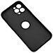 Custodia Tpu Silicone Cover Soft-case Per Apple Iphone 12 Pro Max Black - Foto miniatura 3