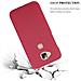Custodia Compatibile Con Huawei G7 Plus / G8 / Gx8 In Frosty Rosso - Hard Case Coperchio Protettivo In Frosted Look Contro I Graffi E Gli Urti - Foto miniatura 5