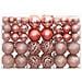 Palline Di Natale 100 Pz Rosa E Rosato 3 / 4 / 6 Cm - Foto miniatura 2