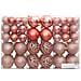 Palline Di Natale 100 Pz Rosa E Rosato 3 / 4 / 6 Cm - Foto miniatura 3