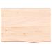 Ripiano a Parete 60x40x (2-6) cm Massello Rovere Non Trattato - Foto miniatura 2