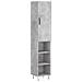 Credenza Grigio Cemento 34,5x34x180 Cm In Legno Multistrato - Foto miniatura 2