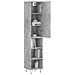 Credenza Grigio Cemento 34,5x34x180 Cm In Legno Multistrato - Foto miniatura 3