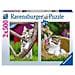 Puzzle Kittens 2 X 500 Pezzi - Foto miniatura 1
