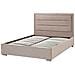 Letto Matrimoniale Con Contenitore Velluto Tortora 140 X 200 Cm Rouen - Foto miniatura 5