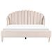 Letto Matrimoniale Poliestere Beige Chiaro 180 X 200 Cm Ambillou - Foto miniatura 5