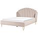 Letto Matrimoniale Poliestere Beige Chiaro 180 X 200 Cm Ambillou - Foto miniatura 7