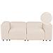 Divano Modulare 2 Posti Falsterbo Bouclé Beige Chiaro - Foto miniatura 4