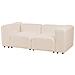 Divano Modulare 2 Posti Falsterbo Bouclé Beige Chiaro - Foto miniatura 5