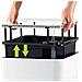 Fioriera Da Tavolo Quadro Ls 21 All-in-one Bianco Lucido - Foto miniatura 4