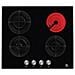 Piano cottura a gas MKMC603C1-PRCBK da incasso da 60 cm Zone Cottura 3 fuochi gas 1 Piastra ceramica elettrica Colore Nero - Foto miniatura 1