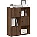 Libreria Rovere Marrone 60x24x76,5 Cm In Legno Multistrato - Foto miniatura 1