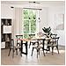 Gambe Tavolo Pranzo A Forma U 2 Pz Nero 70x(72-73) Cm Acciaio - Foto miniatura 2