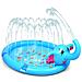 Splash Pad. Giocattolo Gonfiabile E Spruzzatore D'acqua, Gioco Divertente Per Bambini. 200cm. Design Elefante Con Tromba Spruzzatore. - Foto miniatura 1