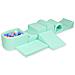 Grootste Foam Speelset Met Micropool Mint Met Ballen 100 Stuks (lichtblauw, Geel, Geme Leerd, Poederroze, Wit) - Foto miniatura 1