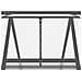Telaio Serra con Base Antracite 334x169x195 cm in Alluminio - Foto miniatura 9