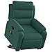 Lusso Casadino -  Poltrona Alzapersona Massaggiante Verde Scuro In Tessuto - Foto miniatura 2