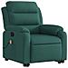 Lusso Casadino -  Poltrona Alzapersona Massaggiante Verde Scuro In Tessuto - Foto miniatura 3
