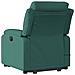 Lusso Casadino -  Poltrona Alzapersona Massaggiante Verde Scuro In Tessuto - Foto miniatura 4