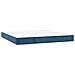 Letto a Molle con Materasso e LED Blu Scuro 160x200 cm - Foto miniatura 6