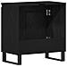 Mobile lavabo bagno  Nero Rovere 58x33x60 cm Legno ingegnerizzato - Foto miniatura 8