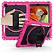 Custodia Per Ipad 6/5/pro 9.7"" Con Supporto E Tracolla Rosa - Foto miniatura 1