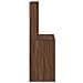 Scrivania Mensole Rovere Marrone 100x45x140cm Legno Multistrato - Foto miniatura 5