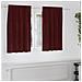 Tende con tende 2 pcs Rosso vino 140 x 140 cm Velluto - Foto miniatura 2