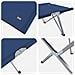 Letto da campeggio pieghevole Blu 62 x 194 x 42 cm - Foto miniatura 8