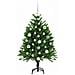 Albero di Natale con 150 LED con supporto Verde 120 cm PE - Foto miniatura 4