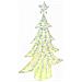 Albero di Natale con 120 LED Bianco caldo 120 cm PET - Foto miniatura 1