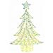 Albero di Natale con 120 LED Bianco caldo 120 cm PET - Foto miniatura 2