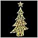 Albero di Natale con 120 LED Bianco caldo 120 cm PET - Foto miniatura 3