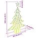 Albero di Natale con 120 LED Bianco caldo 120 cm PET - Foto miniatura 8