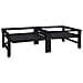 Pedestallo per Lavatrice 2 pcs Nero 124,5 x 61,5 x 32,5 cm - Foto miniatura 1