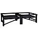 Pedestallo per Lavatrice 2 pcs Nero 124,5 x 61,5 x 32,5 cm - Foto miniatura 5